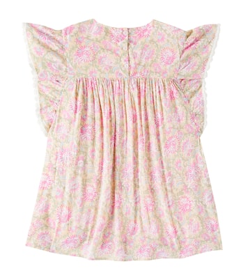 Bedrucktes Kleid Marise aus Baumwoll-Voile | Louise Misha