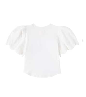 Embroidered cotton T-shirt | Petite Amalie  