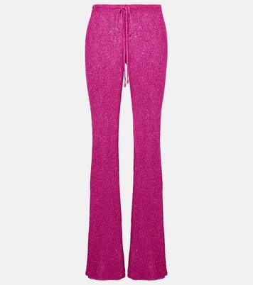 Pantalon évasé Liz à sequins | Bananhot