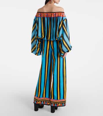 Patterned silk top | Dolce&Gabbana