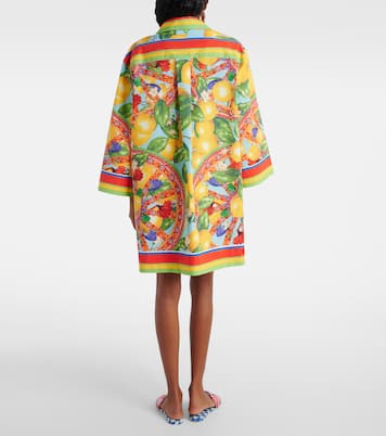 Bedrucktes Hemdblusenkleid | Dolce&Gabbana