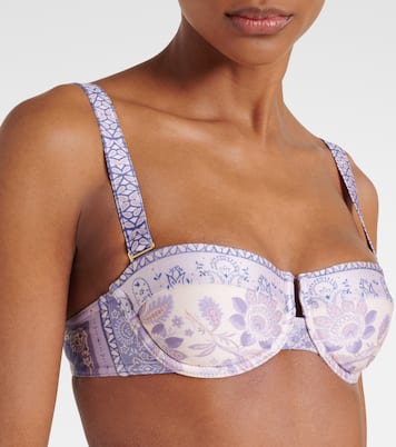 Top de bikini Lucky floral | Zimmermann