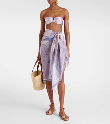 Top de bikini Lucky floral | Zimmermann