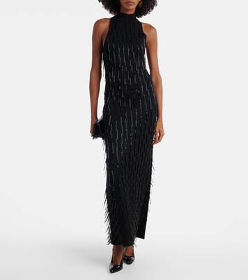 Verziertes Maxikleid | Galvan