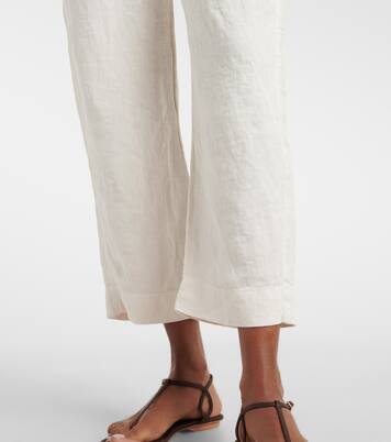 Hose Issa aus Leinen | Velvet