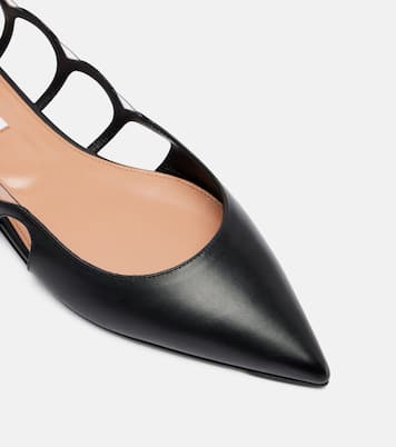 Endless Love leather slingback flats | Aquazzura