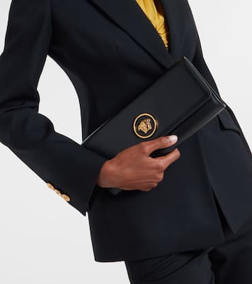 La Medusa leather clutch | Versace