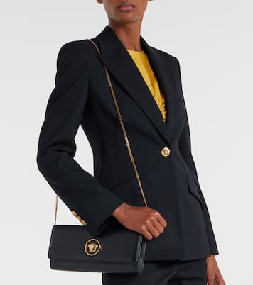 La Medusa leather clutch | Versace