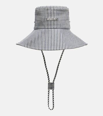 Chapeau bob De-Nîmes rayé en jean | Jacquemus