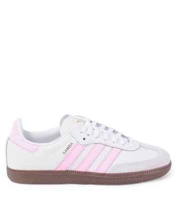 Sneakers Samba aus Leder mit Veloursleder | Adidas Originals Kids