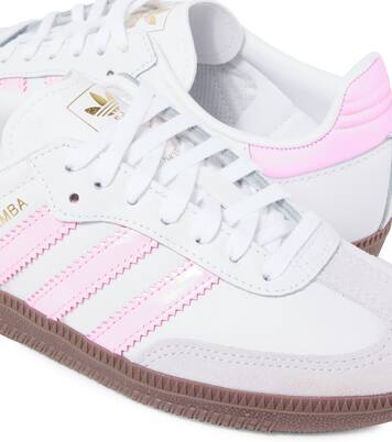 Sneakers Samba aus Leder mit Veloursleder | Adidas Originals Kids