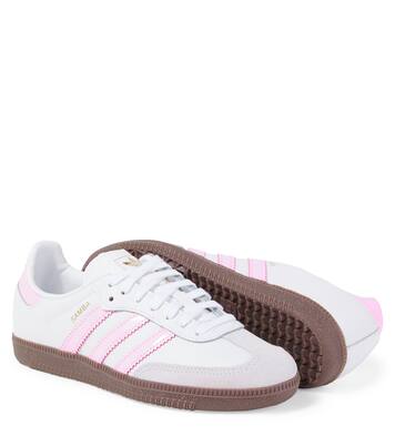 Sneakers Samba aus Leder mit Veloursleder | Adidas Originals Kids