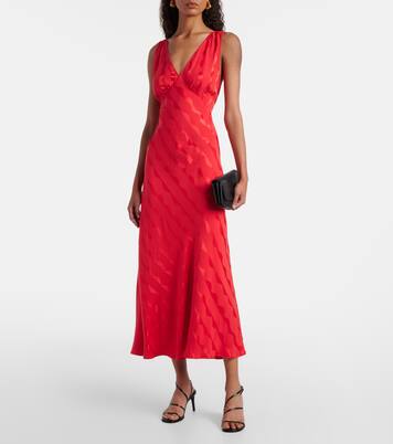 Robe midi Sandrine à fleurs | Rixo