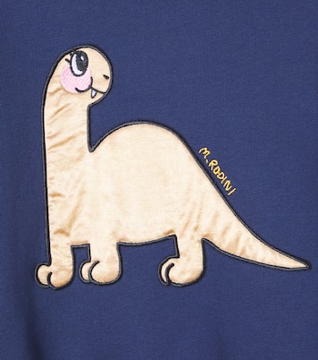 Appliqué cotton sweater | Mini Rodini