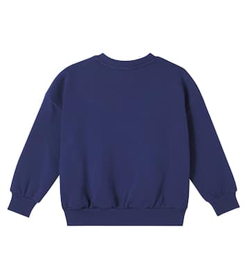 Appliqué cotton sweater | Mini Rodini