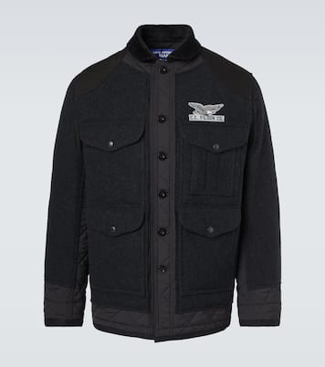 x Filson embroidered quilted wool field jacket | Junya Watanabe