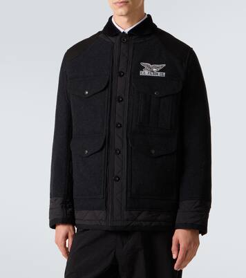 x Filson embroidered quilted wool field jacket | Junya Watanabe