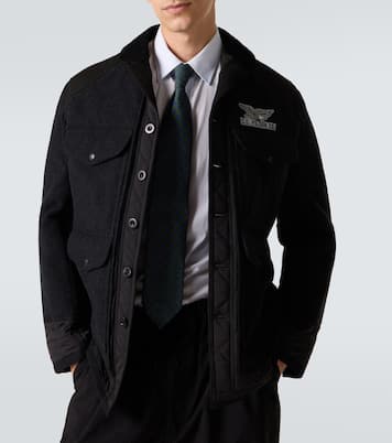 x Filson embroidered quilted wool field jacket | Junya Watanabe