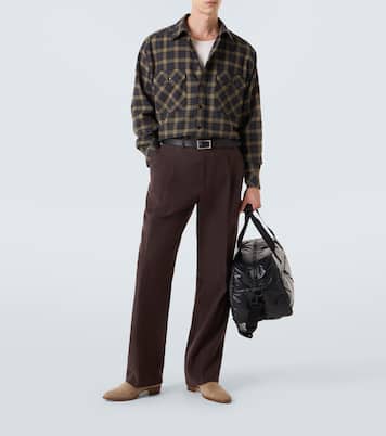 Checked wool overshirt | Saint Laurent
