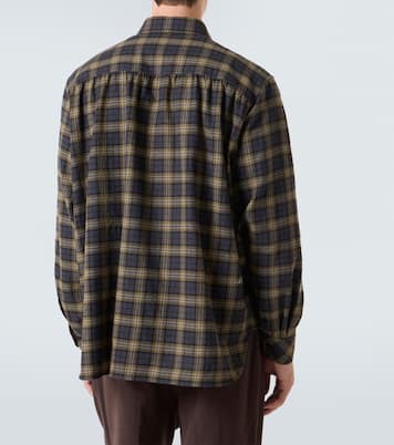 Checked wool overshirt | Saint Laurent