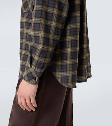 Checked wool overshirt | Saint Laurent