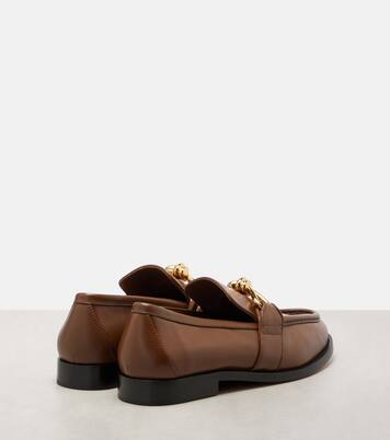 Astaire Knot leather loafers | Bottega Veneta