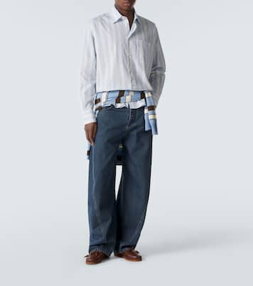 Chemise Camargue rayée en coton | Jacquemus