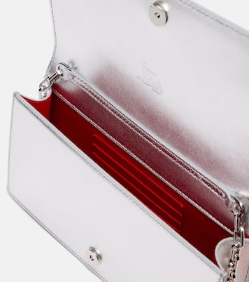 Bettina金属感皮革手拿包 | Christian Louboutin