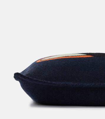 x Louis Wain wool jacquard cushion | Loewe