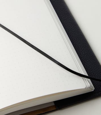 Debossed leather notebook | Loewe