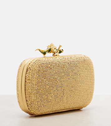 Clutch Knot in pelle con cristalli | Bottega Veneta