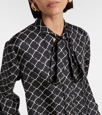 Bedrucktes Minikleid aus Seide | Gucci