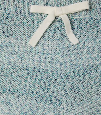 Ruffled striped cotton-blend shorts | Zimmermann Kids