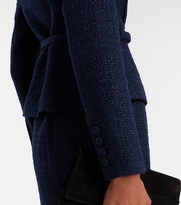 Off-Shoulder-Top aus Bouclé | Roland Mouret