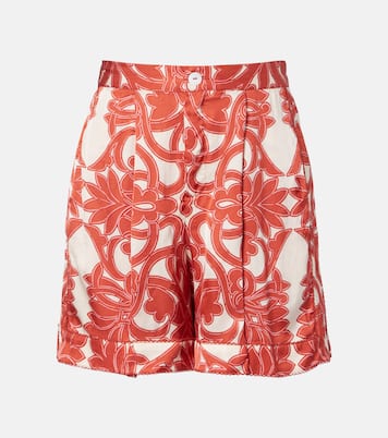 Isabelle printed high-rise shorts | Poupette St Barth