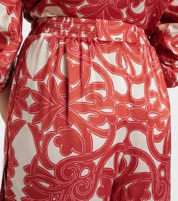 Isabelle printed high-rise shorts | Poupette St Barth