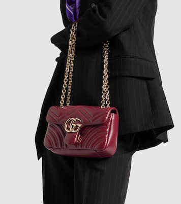 Schultertasche GG Marmont Small aus Leder | Gucci