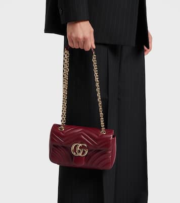 Schultertasche GG Marmont Small aus Leder | Gucci