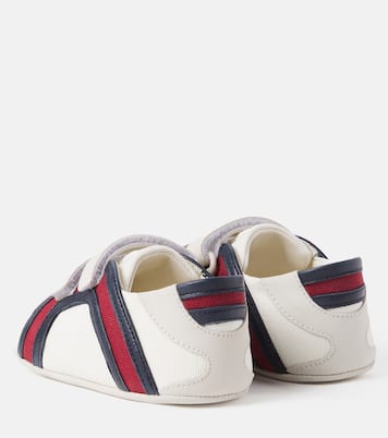 Baby Sneakers aus Canvas mit Veloursleder | Gucci Kids