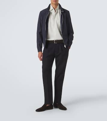 Gerade Hose aus Baumwolle und Leinen | Zegna