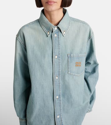 Hemd aus Chambray  | Miu Miu