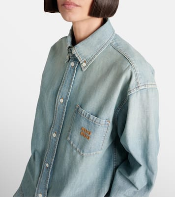 Hemd aus Chambray  | Miu Miu