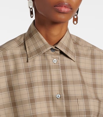 Checked wool shirt | Acne Studios
