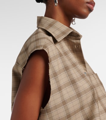 Checked wool shirt | Acne Studios