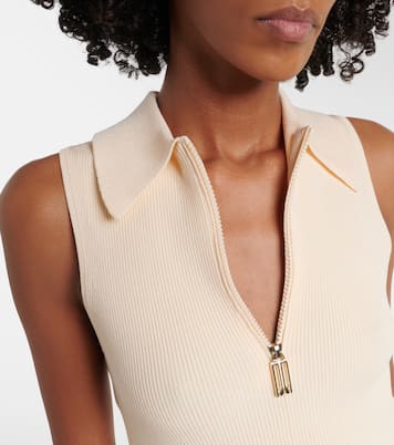 Mira ribbed-knit midi dress | Victoria Beckham