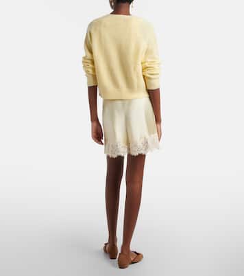 Giulietta lace-trimmed silk miniskirt | Dôen