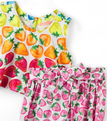 Set Morango Rainbow aus Top und Hose | Fábula