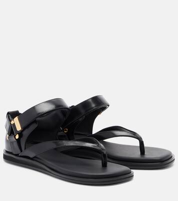Leather thong sandals | Sacai