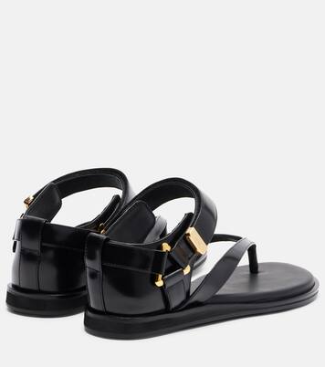 Leather thong sandals | Sacai