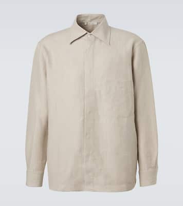 Linen overshirt | Saman Amel